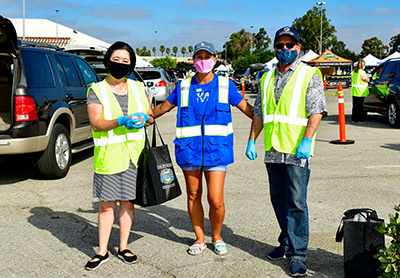South County Grocery Distribution with Saddleback Church at Laguna Hills Mall 8/31/20